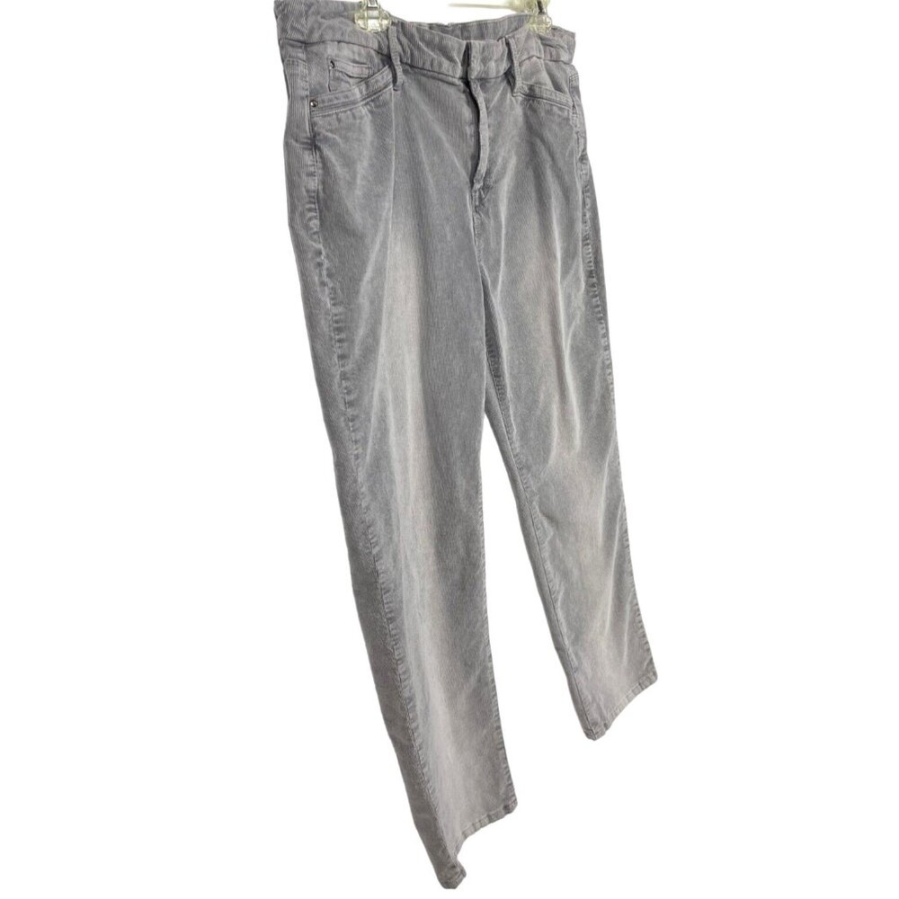Soft Surroundings Women's Corduroy Light Gray Skinny Pants Size 14